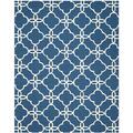 Safavieh Four Seasons Hand Hooked Rectangle Rug- Navy - Ivory- 5 x 8 ft. FRS246H-5